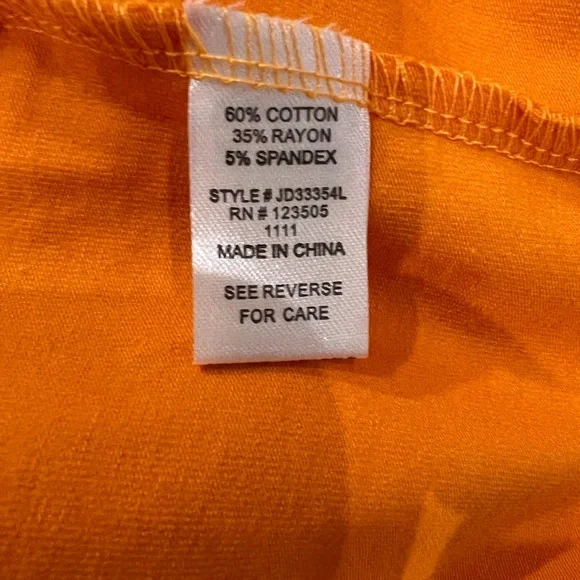 Heart & Hips 90’s Long Sleeve Orange Dress Sporty Mini Hooded Y2K - Picture 9 of 10